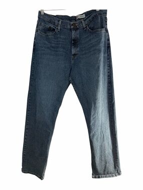 Wrangler Relaxed Fit Stretch Jeans 34x32 Blue